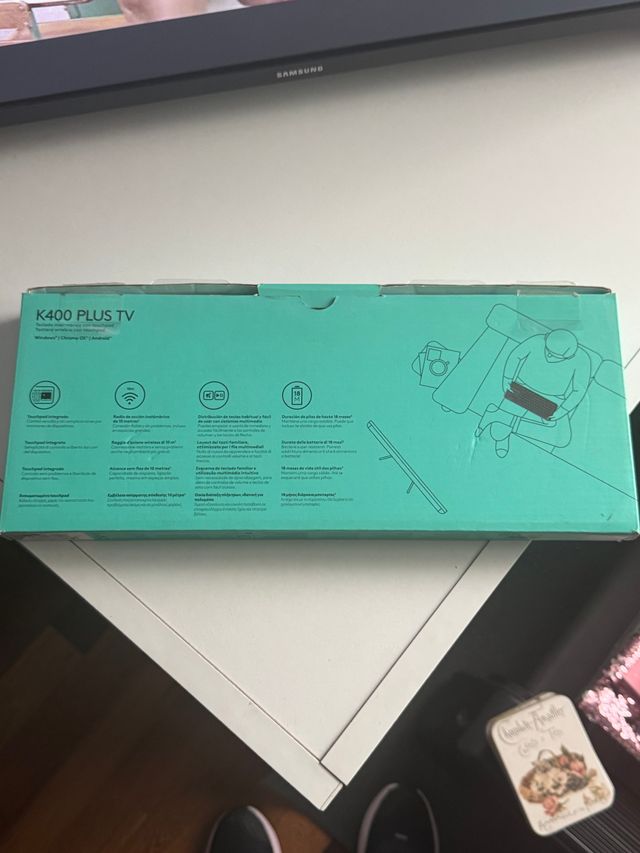 Teclado Logitech K400 Plus TV