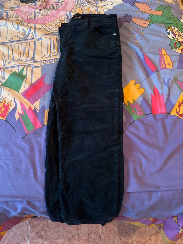 Pantalones negros de pana