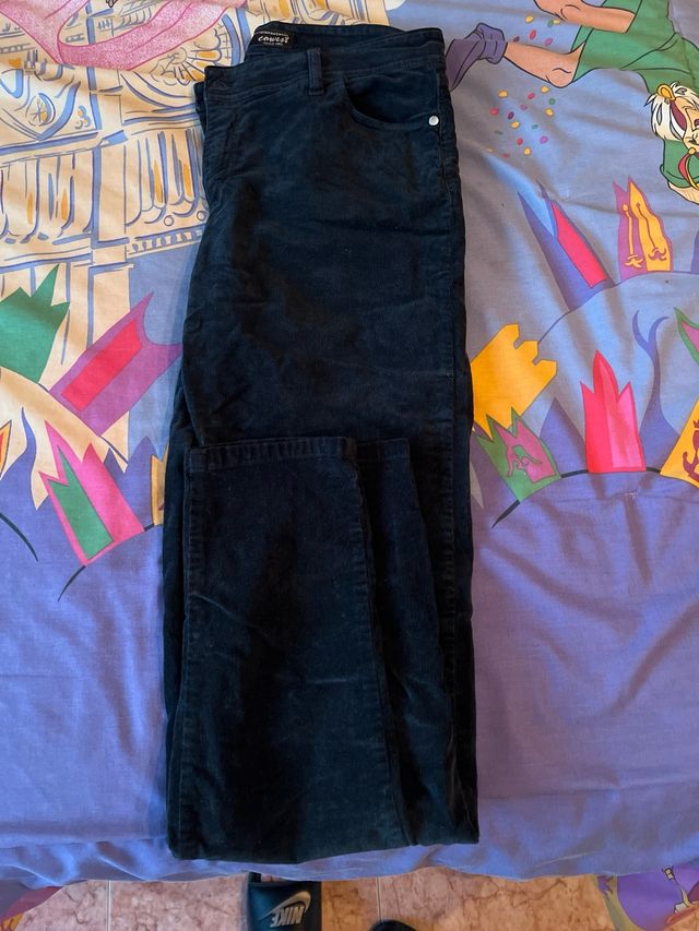 Pantalones negros de pana