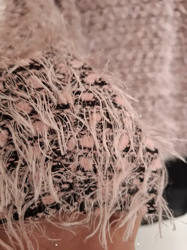 Busa Jersey Rosa y Negro Talla Única