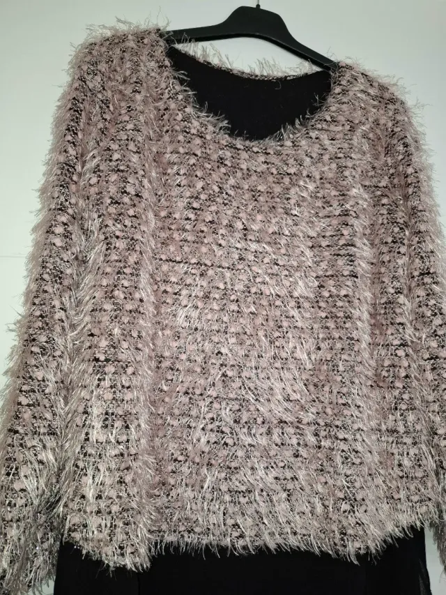 Busa Jersey Rosa y Negro Talla Única