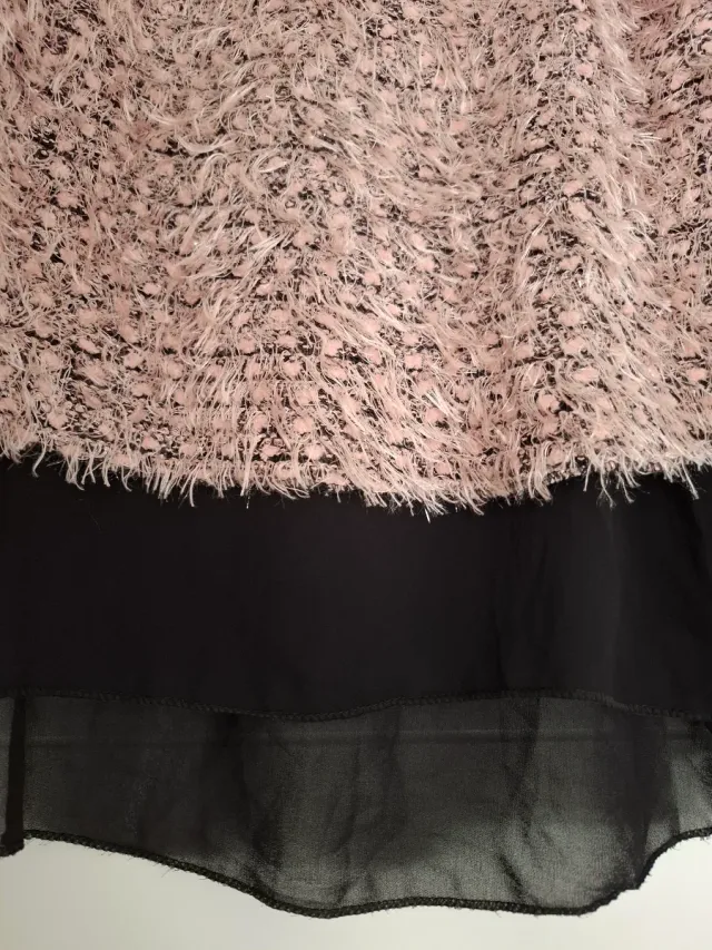 Busa Jersey Rosa y Negro Talla Única