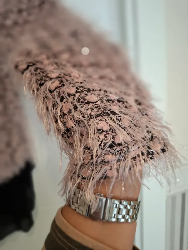 Busa Jersey Rosa y Negro Talla Única