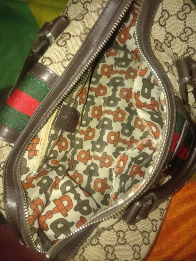 Borsa Gucci Beige e Marrone