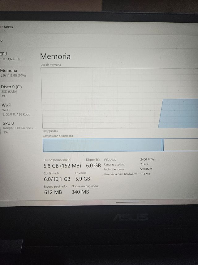 Portátil Asus VivoBook Flip 14 - 12GB RAM- I3 8th