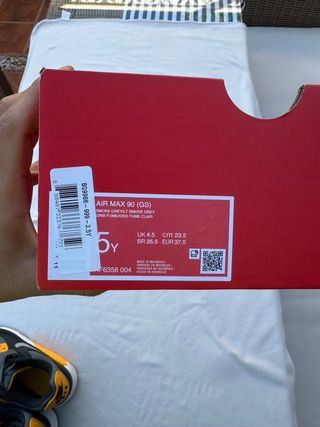Nike Air Max 90 GS Talla 37.5