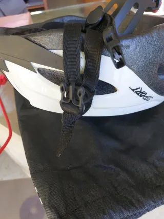 Casco blanco de bicicleta para adulto L/XL