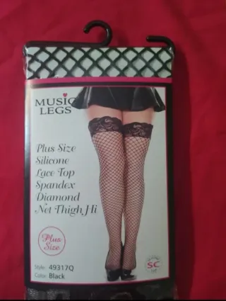 Medias sexy de red  talla grande