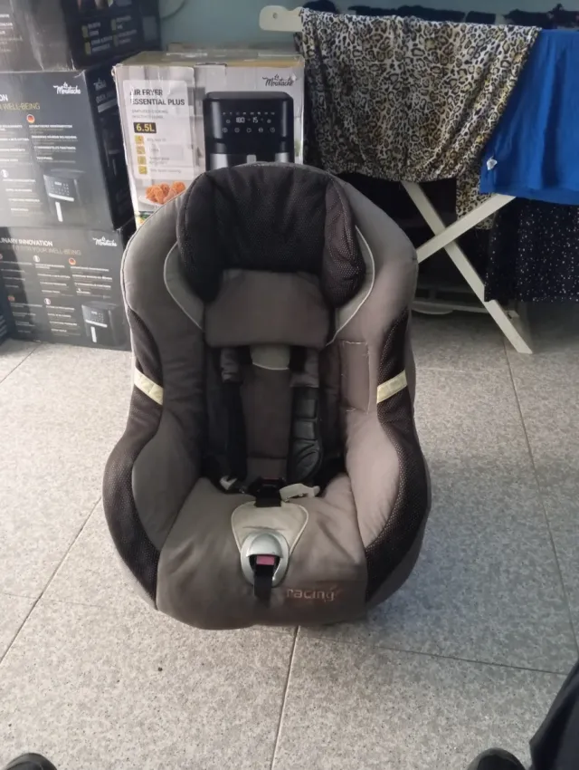 Silla de coche Racing gris