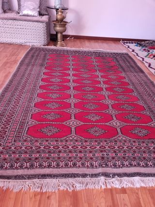 Tappeto persiano annodato a mano in seta seta e la