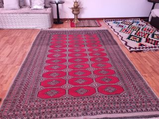 Tappeto persiano annodato a mano in seta seta e la