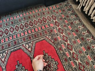 Tappeto persiano annodato a mano in seta seta e la