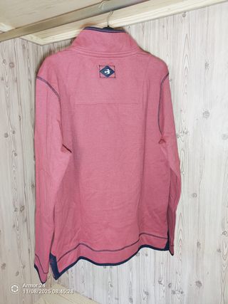 Sudadera Brakeburn Roja Cuello Cremallera