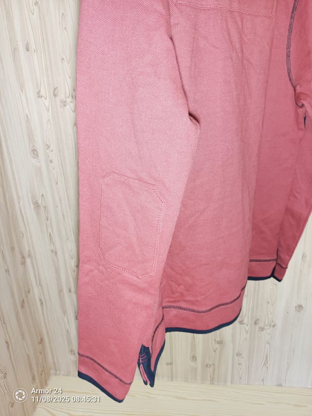 Sudadera Brakeburn Roja Cuello Cremallera