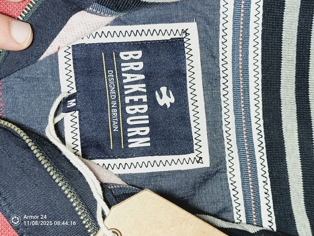 Sudadera Brakeburn Roja Cuello Cremallera