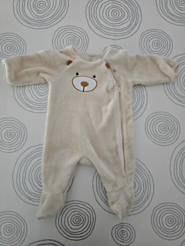 Pelele bebé osito peluche