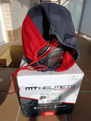 Casco MT Talla S Negro/Gris