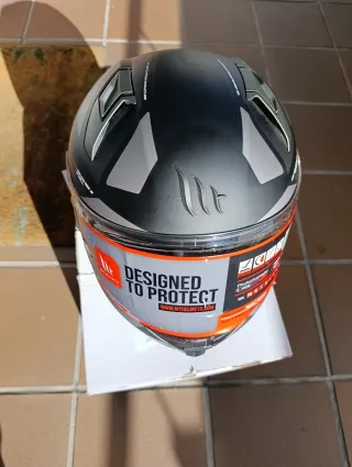 Casco MT Talla S Negro/Gris