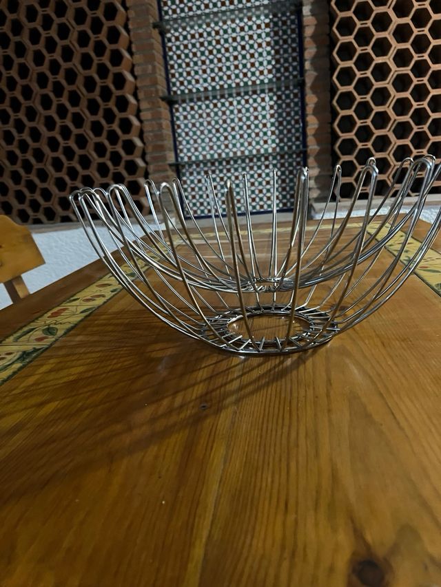 Frutero de acero inoxidable