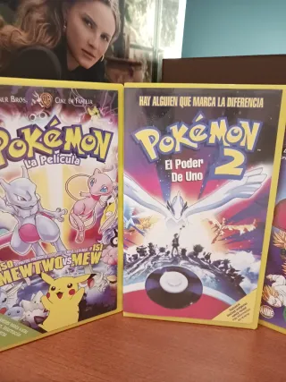 VHS Dragon Ball GT y Pokémon 4 películas en total