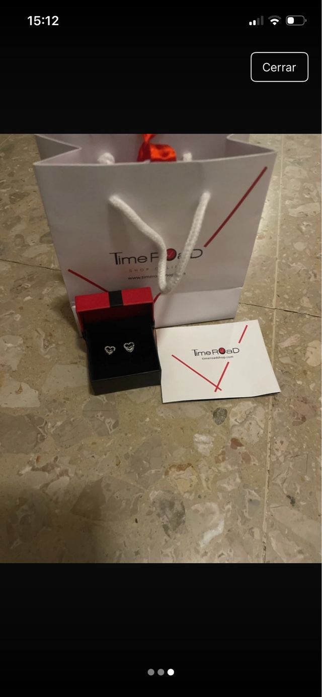 Pendientes Corazón Time Road