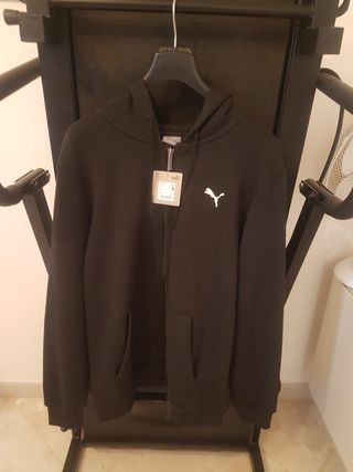 Puma * Felpa invernale con cappuccio full zip Tg L