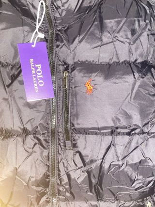 Abrigo Polo Ralph Lauren Negro con Capucha