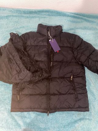 Abrigo Polo Ralph Lauren Negro con Capucha