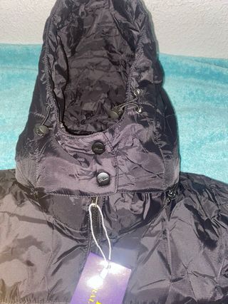 Abrigo Polo Ralph Lauren Negro con Capucha