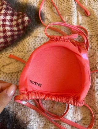 Reggiseno costume arancione/rosa