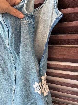 Peto vaquero Zara short chica Talla S