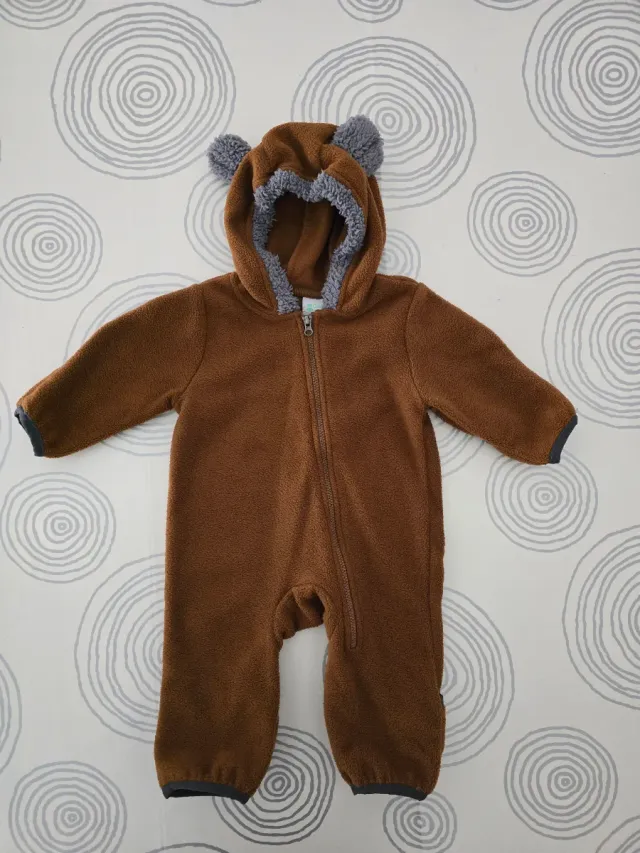Pelele bebé osito marrón