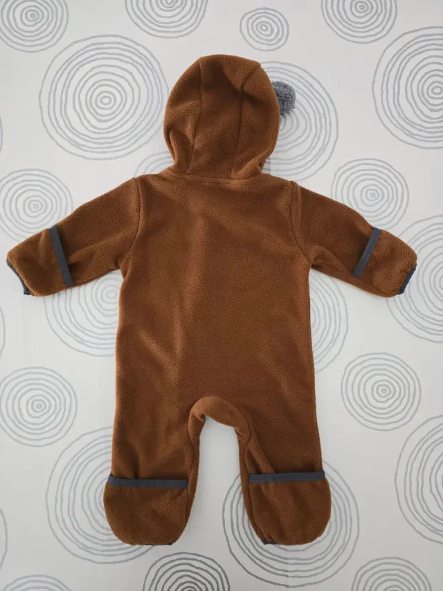 Pelele bebé osito marrón