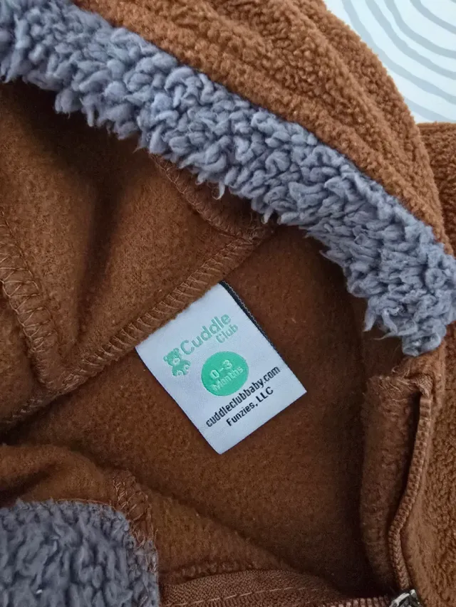 Pelele bebé osito marrón