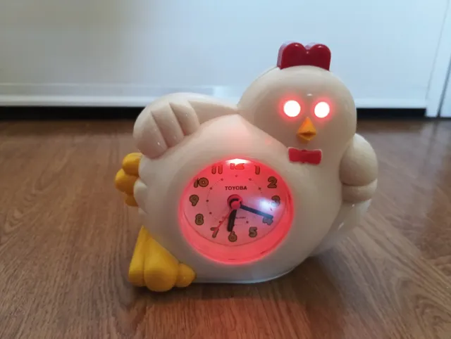 Despertador Gallo Años 90.Funciona perfectamente.