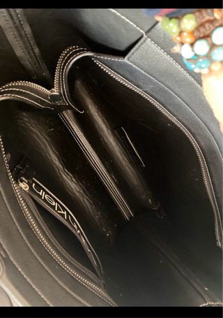 Borsa shopper Calvin Klein similpelle nera