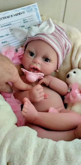 Bebé Reborn Silicona 39cm