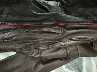 Chaqueta Cuero Carolina Herrera Talla 42