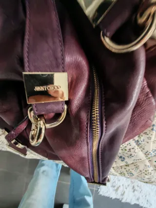 Bolso Piel Morado Jimmy Choo