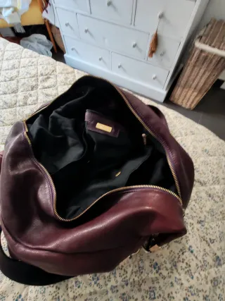 Bolso Piel Morado Jimmy Choo