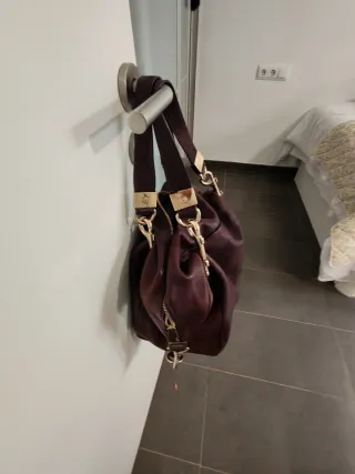 Bolso Piel Morado Jimmy Choo