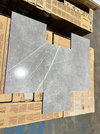 Lote Azulejo Kingston Graphite Brillo 30x60