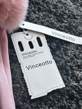 Guantes Vincetto rosas con pelo a estrenar.