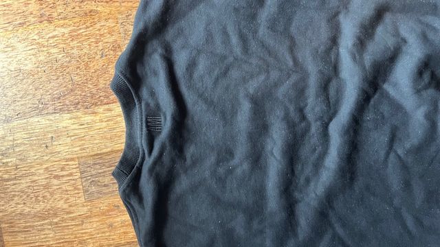 Sudadera AMI Paris negra logo rojo