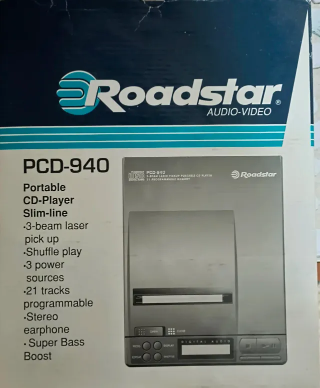 Roadstar PCD-940 Reproductor CD Portátil