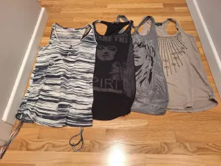 Lote 4 Camisetas Tirantes Talla M