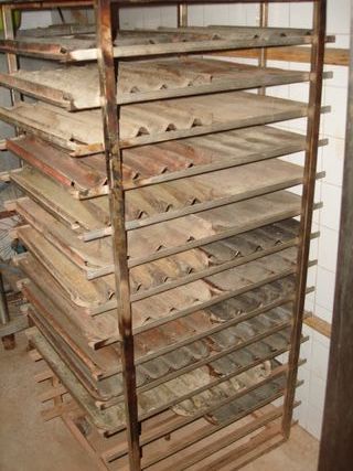 Carro de panadería inoxidable