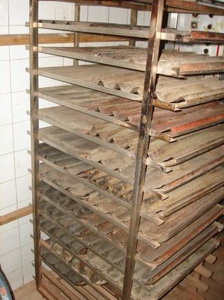 Carro de panadería inoxidable