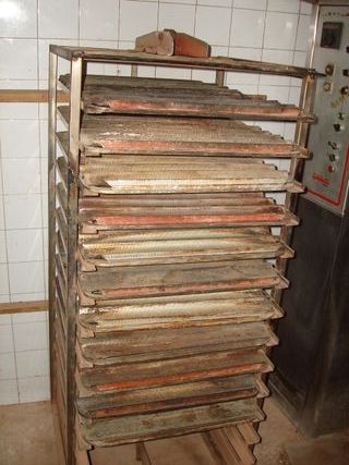 Carro de panadería inoxidable