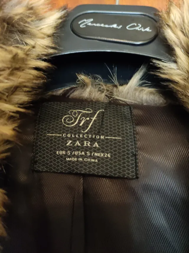 Chaquetón pelo sintético mujer